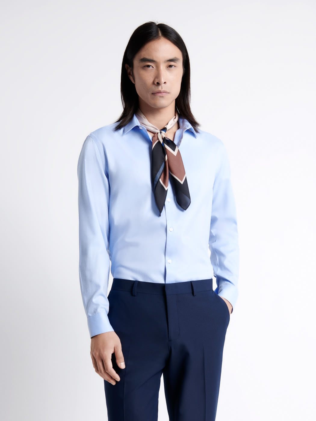 Chemise double retors en 100% coton