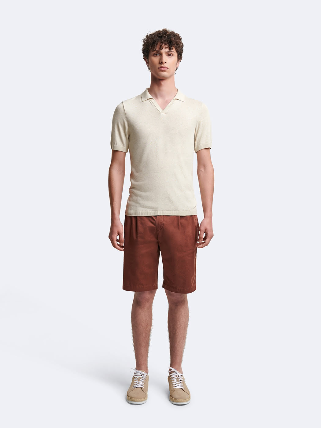 Bermuda regular en coton