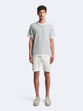 Bermuda en coton mélangé gauffré