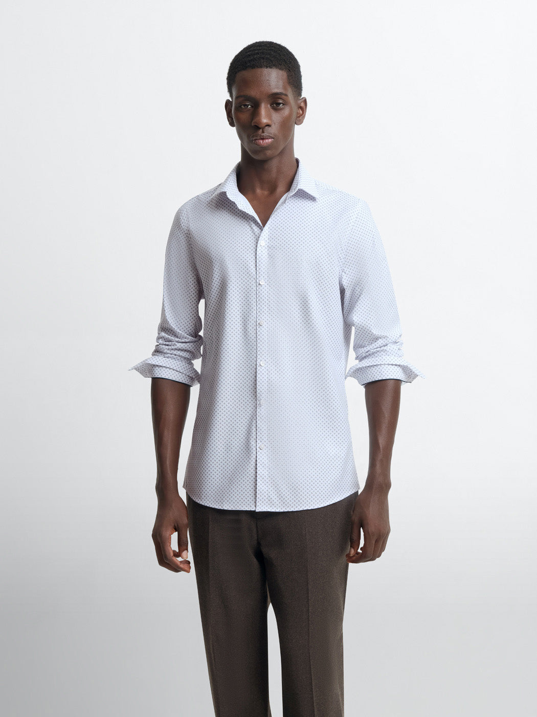 Chemise extra slim à motifs