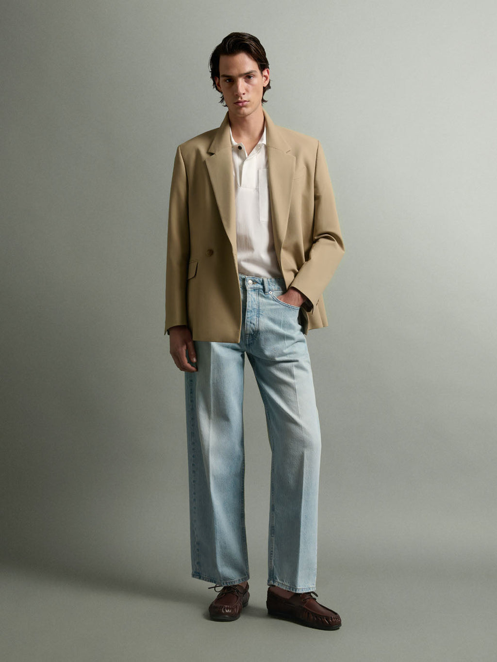 Chemise manches courtes regular en coton
