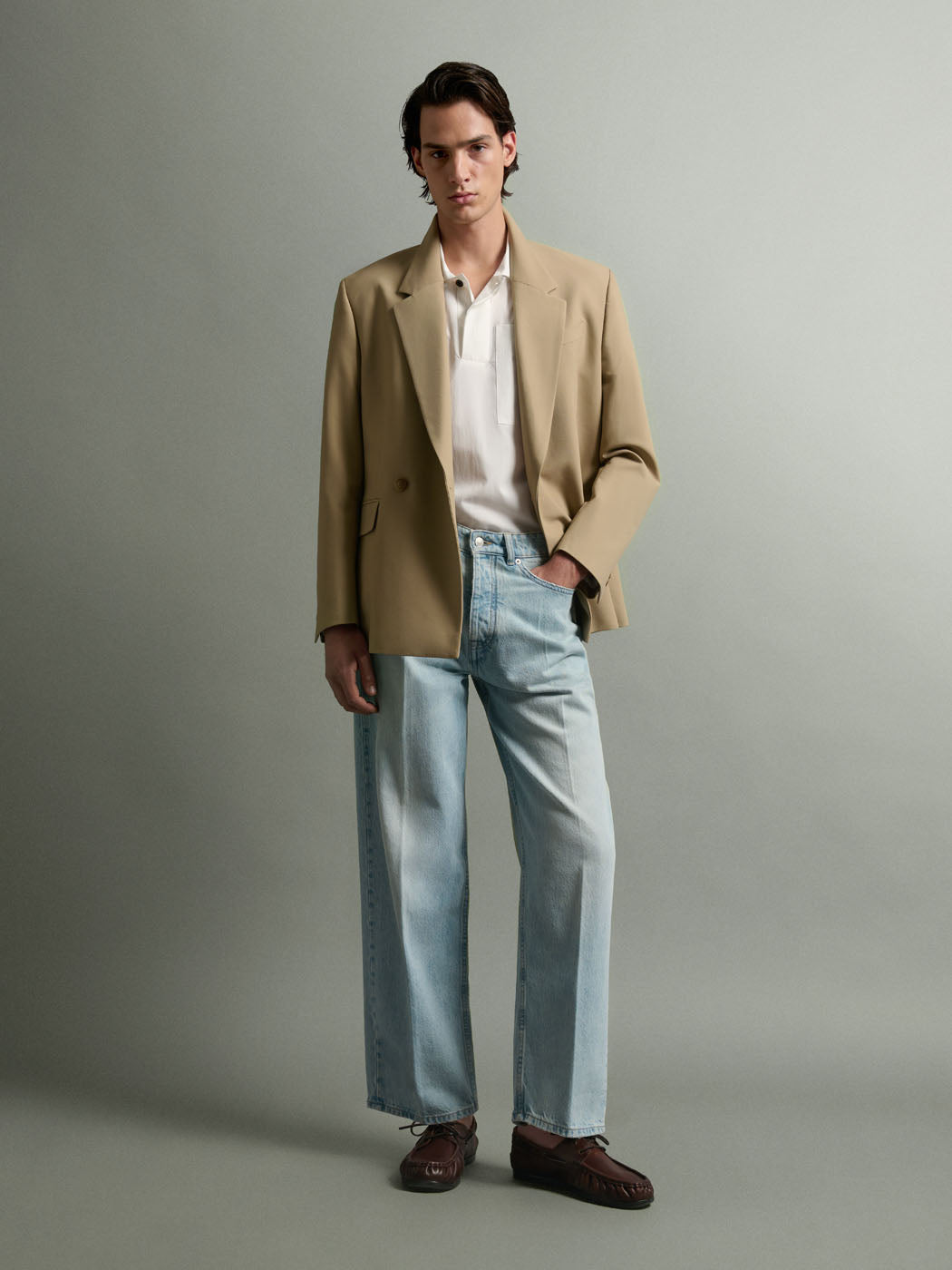 Chemise manches courtes regular en coton