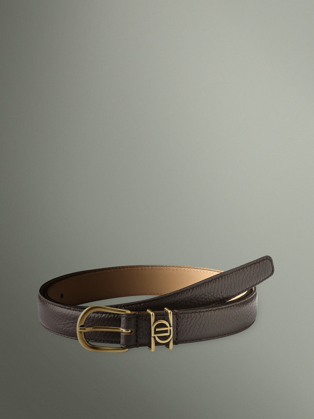 Ceinture en cuir grainé