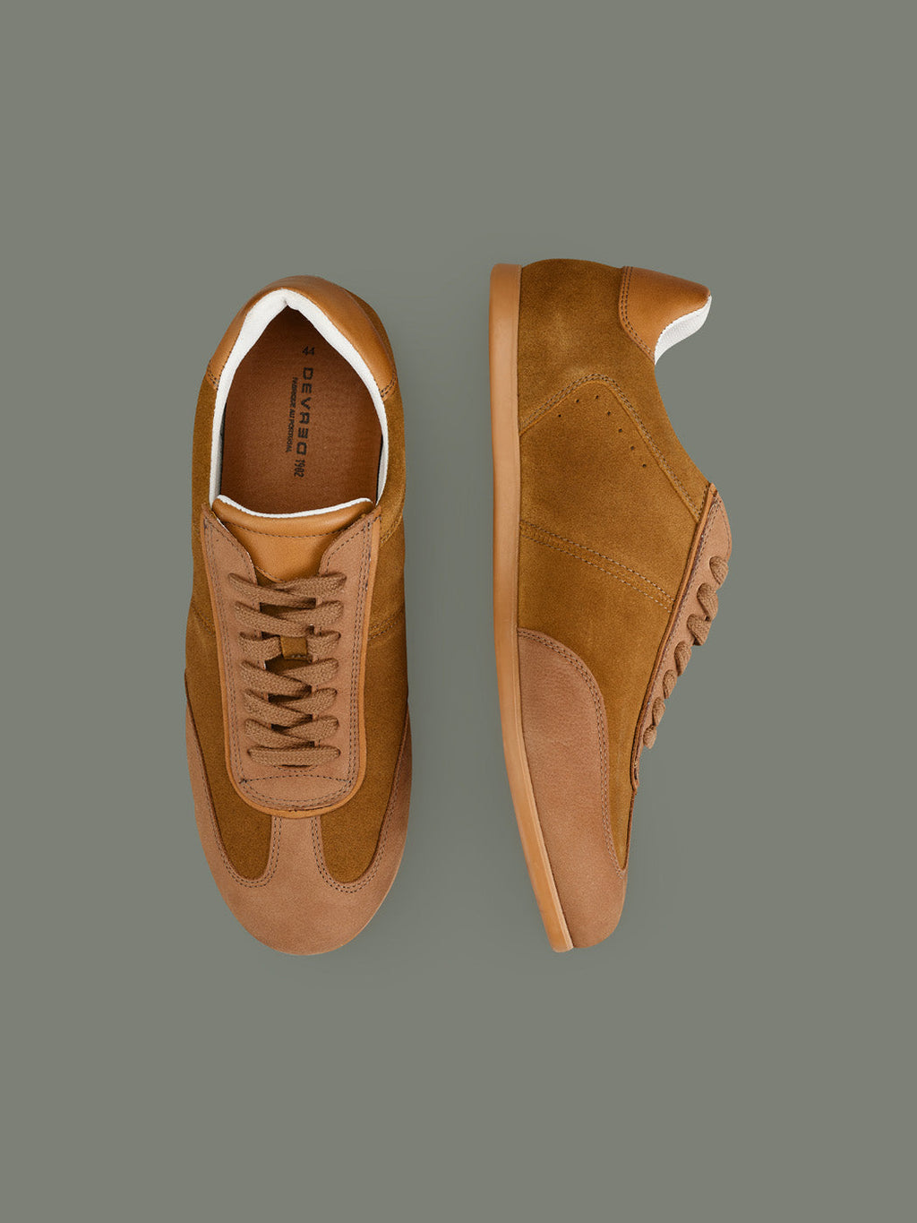 Baskets en cuir